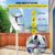 10000W Effizient Vertikaler Windkraftanlage Generator,220V 48V 3 Phase Mit 3 Klingen Home Verwendung Kleiner Vertikaler Windkraftanlage Generator mit MPPT Laderegler Für Home bauernhof (Weiß),48v - 5