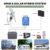 10000W Effizient Vertikaler Windkraftanlage Generator,220V 48V 3 Phase Mit 3 Klingen Home Verwendung Kleiner Vertikaler Windkraftanlage Generator mit MPPT Laderegler Für Home bauernhof (Weiß),48v - 6