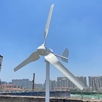 1000W Windkraftanlage 12V 24V 48V Windturbine Generator mit Hybrid Controller für den Heimgebrauch hohe Effizienz (48V mit Controller) - 8