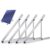 2 Paar Solarpanel Halterung 45 zoll, Universal Solarmodul Halterung Flachdach für Solarpanel 100W-600W mit eintsellbarem Neigungswinkel,Solarpanel Befestigung, eigbare Halterungen 1140MM - 1