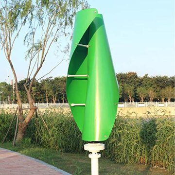 600W Windkraftanlage 12V 24V 48V Windturbine Vertikal 3 Phasen windkraft Generator mit MPPT Controller - 2