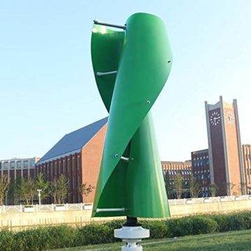 600W Windkraftanlage 12V 24V 48V Windturbine Vertikal 3 Phasen windkraft Generator mit MPPT Controller - 1