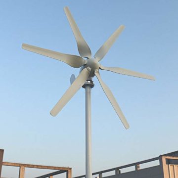 800W Windturbine 12V Windkraftanlage geräuscharm Windgenerator mit MPPT Regler für Heimgebrauch Straßenlampen Boot Windmühle - 3