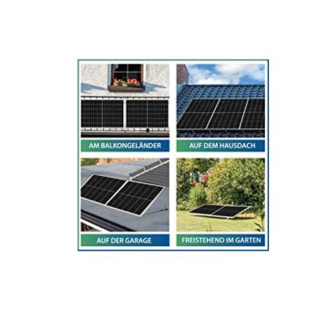 820 W / 600 W Balkonkraftwerk Photovoltaik Solaranlage Steckerfertig WIFI Smart - 3