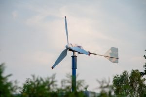 Windkraftanlage für ein Einfamilienhaus