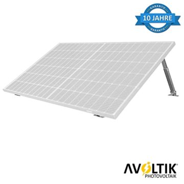 Avoltik Solarmodul Halterung für Flachdach, Dach, Wand, Boot, Wohnmobil, Winkel 0°-60°, Alu Aufständerung für PV, Solarmodul, Solarpanel für Balkonkraftwerk Wandhalterung Halter Balkon Photovoltaik - 4