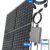 Balkonkraftwerk 600W Steckdose Solaranlage Komplettset - Die Originale Balkon Solaranlage - 2x 385W Solarmodule, 1x 600W Wechselrichter (600W ohne Halterung) - 1