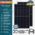 Balkonkraftwerk 810 W / 600 W Photovoltaik Solaranlage Steckerfertig WIFI Smarte Mini-PV Anlage 600 Watt genehmigungsfrei, Schwarz - 3