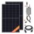 Balkonkraftwerk 810 W / 600 W Photovoltaik Solaranlage Steckerfertig WIFI Smarte Mini-PV Anlage 600 Watt genehmigungsfrei, Schwarz - 1
