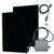 Balkonkraftwerk Komplett Set Solarpaket 600W Wlan Kompatibler Mikrowechselrichter inklusive Schuko Stecker Full Black 395 Watt Panele - 1