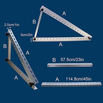 CMYYANGLIN Solar Panel Mounting Brackets Tilt Mount Bracket, Adjustable 45 inch - 3
