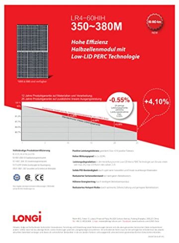 Eckert NewEngergy Balkonkraftwerk 600/740 W Mini-PV-Anlage Plug & Play Lösung Solar Photovoltaikanlage Solarmodul Steckfertig Komplettset - 4