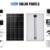 ECO-WORTHY 240 Watt Solarpanel kit Off-Grid System: 2 Stück 120W monokristalline Solarmodule mit 30A LCD Laderegler + Solarkabel + Montageklammern für Wohnmobil, Camping - 3