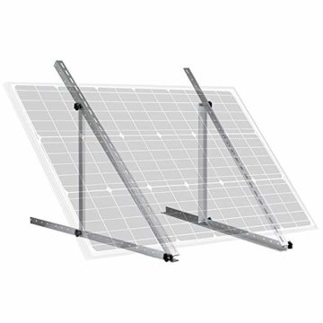 ECO-WORTHY 41" (104cm) Solarmodul Halterung mit Einstellbarem Winkel, Solarpanel Halterung für Boot, Wohnmobil, Dach, Off-Grid-System (41-Zoll-Länge) - 1