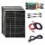 FEDAPURY Balkonkraftwerk 600w Komplett Steckdose Set Photovoltaik Solaranlage 4 x 160w 640 watt Solarpanel 600w 230v Micro-Wechselrichter - 1