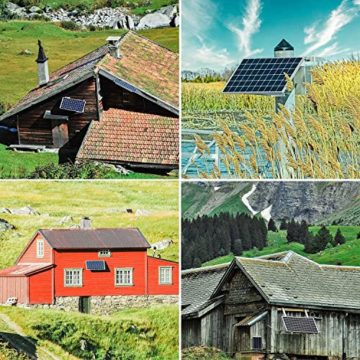 Gasolarxy 600w Solarpanel 4 x 150 Watt Monokristalline Solarzellen Balkonkraftwerk 220V/230V Stromnetze Mikro auf Grid-System 600 W Mikro-Wechselrichter (600w) - 7