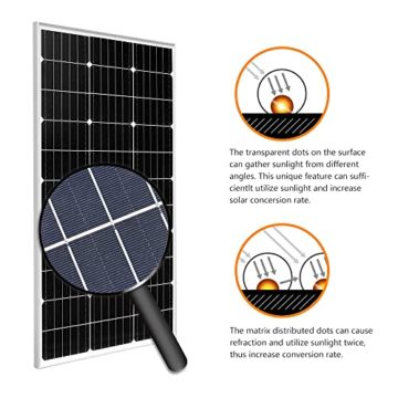 Gasolarxy Balkonkraftwerk 600 Wp Photovoltaik PV Anlage Komplett Sonnensystem 6pcs 100w Solarpanel mit 600w Wechselrichter - 2