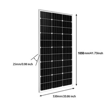 Gasolarxy Balkonkraftwerk 600 Wp Photovoltaik PV Anlage Komplett Sonnensystem 6pcs 100w Solarpanel mit 600w Wechselrichter - 3