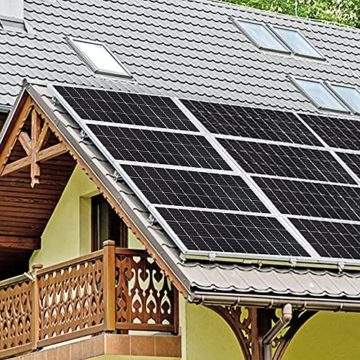 Gasolarxy Balkonkraftwerk 600 Wp Photovoltaik PV Anlage Komplett Sonnensystem 6pcs 100w Solarpanel mit 600w Wechselrichter - 7