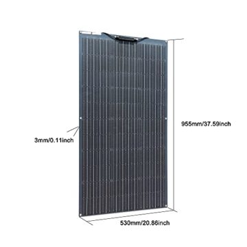 Gasolarxy Balkonkraftwerk 600w Komplett Set 6 x 100W Solarpanel Photovoltaik Sonnenkollektoren Wechselrichter 600 Watt (watts, 600) - 2