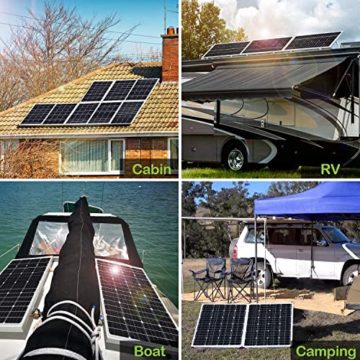 Gasolarxy Balkonkraftwerk 600W PV Anlage Komplett Sonnensystem 4pcs 150w Solarpanel mit 600w 220/230v Wechselrichter (600w-2) - 8