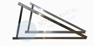 Halterung für Solarpanel bis 118cm 2Stück Solarmodul Solarhalterung pv Photovoltaik Aufständerung - 2