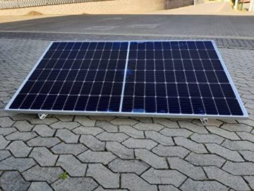 Halterung für Solarpanel bis 118cm 2Stück Solarmodul Solarhalterung pv Photovoltaik Aufständerung - 9