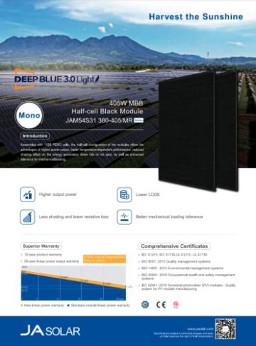 JaSolar Solarmodul 395 Watt Full Black Monokristallin | Solarpanel | PV-Modul | Balkonkraftwerk | Schrägdach - Balkon - Flachdach - 3