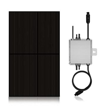 Komplettset Solar-PV 820WP Balkonkraftwerke steckfertig Balcony Power Station | Solar System – Mit 2x Austa 410W Modul und Deye Micro-Wechselrichter und zusätzlichen AC-Netzstecker - 2