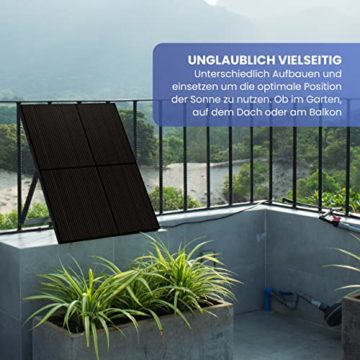 Komplettset Solar-PV 820WP Balkonkraftwerke steckfertig Balcony Power Station | Solar System – Mit 2x Austa 410W Modul und Deye Micro-Wechselrichter und zusätzlichen AC-Netzstecker - 7