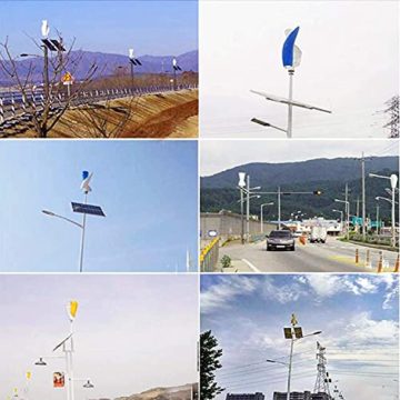 LiuSj JUnSt 3000W tragbarer vertikaler Helix -Windkraft -Turbinengenerator -Kit, Windturbinengenerator mit Ladungsteuerung,220v - 3