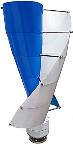 LiuSj JUnSt 8000W Windturbinengenerator -Kit mit 2 Klingen, vertikaler Helix Windkraft -Turbinengenerator mit Ladung Controller für Meeres -Wohnmobil -Industrie,48v - 4