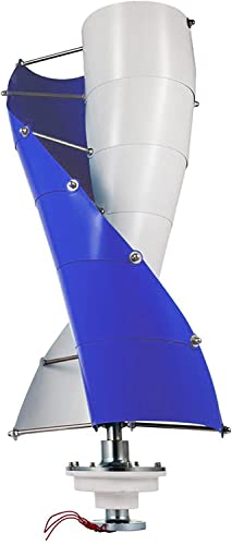 LiuSj JUnSt 8000W Windturbinengenerator -Kit mit 2 Klingen, vertikaler Helix Windkraft -Turbinengenerator mit Ladung Controller für Meeres -Wohnmobil -Industrie,48v - 3