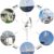 LiuSj JUnSt 9000W Windturbinengenerator, 220 V 12 V 24 V 48 V Tragbare vertikale Helix -Windkraft -Turbinengenerator -Kit mit Ladung Controller (weiß),24v - 3