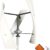 LiuSj JUnSt 9000W Windturbinengenerator, 220 V 12 V 24 V 48 V Tragbare vertikale Helix -Windkraft -Turbinengenerator -Kit mit Ladung Controller (weiß),24v - 6