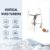 LiuSj JUnSt 9000W Windturbinengenerator, 220 V 12 V 24 V 48 V Tragbare vertikale Helix -Windkraft -Turbinengenerator -Kit mit Ladung Controller (weiß),24v - 7