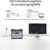 OUKITEL P2001 tragbare Powerstation mit 200W Solar Panel, balkonkraftwerk mit speicher solaranlage balkon und Schnellladung als Solargenerator für die Stromversorgung, für Camping und Wohnmobile - 6