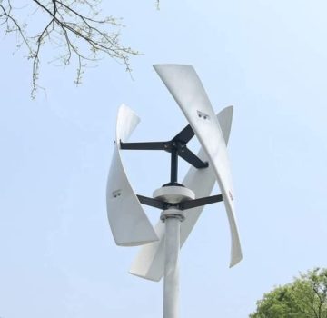 PERON 8000W Levitation Upright Windturbine, No Noise Vertikaler Magnetischer Windgenerator mit Laderegler 24V-220V Vertikalachsen-Windturbine für den Heimgebrauch, Camping, Wohnmobil, Boote (220V) - 3