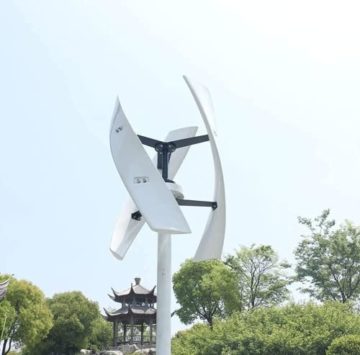 PERON 8000W Levitation Upright Windturbine, No Noise Vertikaler Magnetischer Windgenerator mit Laderegler 24V-220V Vertikalachsen-Windturbine für den Heimgebrauch, Camping, Wohnmobil, Boote (220V) - 6