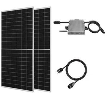 PIANETA 760W / 600W Balkonkraftwerk komplett Set 2 x 380w Solarmodule der Marke Ja Solar einem Wechselrichter Deye SUN600G3-EU-230 mit Wifi funktion plus 5 m Schukokabel für die Steckdose - 3