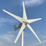 Rewindagic 600W horizontaler Windturbinen-Generator 12V 24V 48V Windkraftanlage hocheffizient für Zuhause 5 Flügel mit MPPT-Controller (12V mit kostenloser Steuerung) - 1