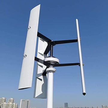 SISHUINIANHUA 6000W vertikaler Windkraft-Turbinenachse 12V 24V 48V Windgenerator mit MPPT-Controller für Homoseur-freie Energie,24v - 2