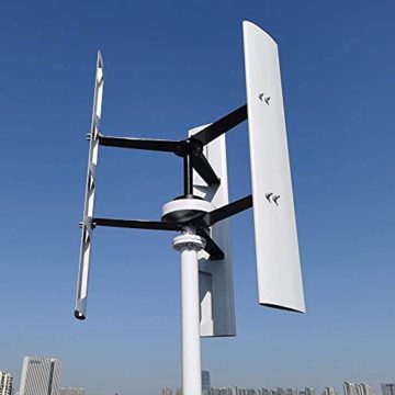 SISHUINIANHUA 6000W vertikaler Windkraft-Turbinenachse 12V 24V 48V Windgenerator mit MPPT-Controller für Homoseur-freie Energie,24v - 4
