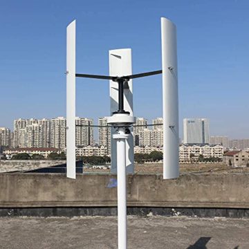 SISHUINIANHUA 6000W vertikaler Windkraft-Turbinenachse 12V 24V 48V Windgenerator mit MPPT-Controller für Homoseur-freie Energie,24v - 5