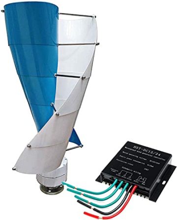 SISHUINIANHUA Windkraft-Turbinengenerator, 8000W Helix-Windturbine mit Magnetebene Achse 12V / 24V / 48V Kraft für Gartenboot Hybrid Straßenlaterne im Freien,48v - 1