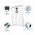 Solar-Wind-Set 600 W, 12 V, komplettes Set mit 2000 W Wechselrichter: 1 x 400 W Windturbinengenerator und 2 x 100 W Mono-Solarmodul, hohe Effizienz, PWM-Laderegler und Kabel und Halterung - 4