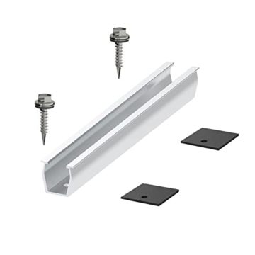 Solarmodul Halterung Kit, Solarpanel Zubehör für Dach Balkonkraftwerk, Befestigung Solarmodul Für Solar Panel, PV Anlage Set für Modulhöhe 30 mm - 4
