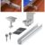 Solarmodul Halterung Kit, Solarpanel Zubehör für Dach Balkonkraftwerk, Befestigung Solarmodul Für Solar Panel, PV Anlage Set für Modulhöhe 30 mm - 6