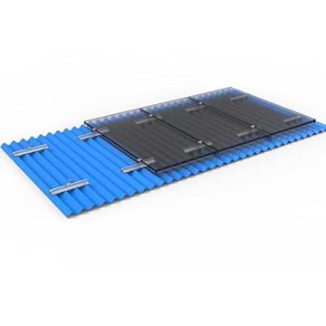 Solarmodul Halterung Kit, Solarpanel Zubehör für Dach Balkonkraftwerk, Befestigung Solarmodul Für Solar Panel, PV Anlage Set für Modulhöhe 30 mm - 8