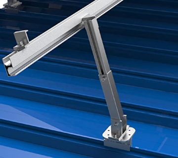 Solarpanel Halterung, Aufständerung Solarmodul 0-40° Individuell Verstellbar Flachdach Befestigung Montage,Befestigung Winkel für Solarmodul 100W - 400W, Aufsteller Solar 500W - 2